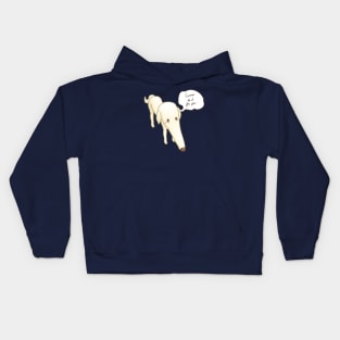 Borzoi Dog the Long Nosed Dog Kids Hoodie